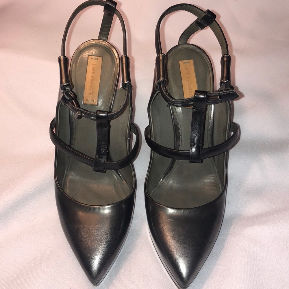 Reed Krakoff Metallic Heels